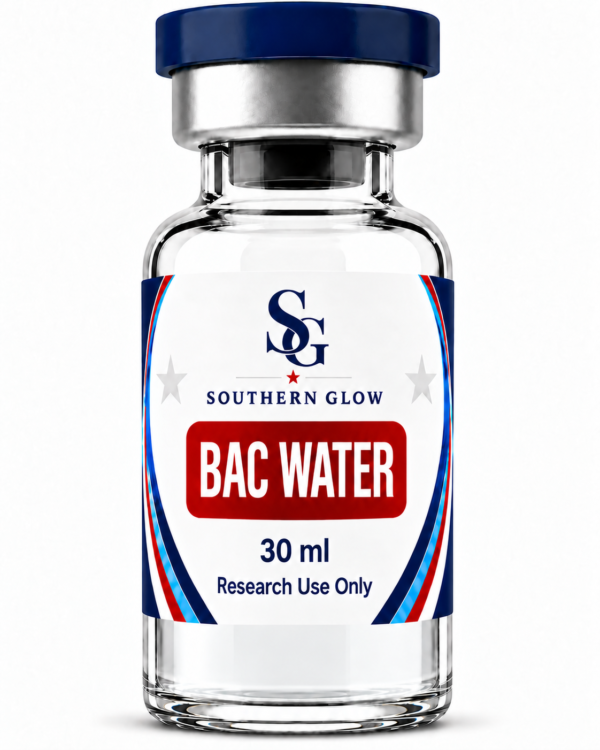 Southern Glow BAC Water 30 ml research vial