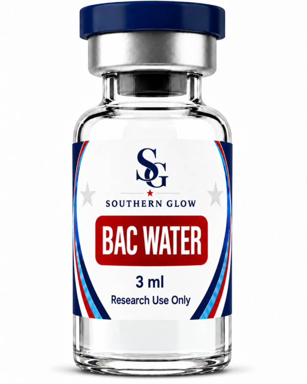 Southern Glow BAC Water 3 ml research vial