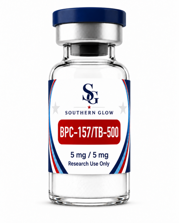 Southern Glow BPC-157/TB-500 vial, 5 mg / 5 mg